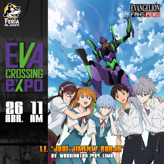 ¡Evangelion toma el control en la Feria del Juguete Perú con la Eva Expo Venta 3!